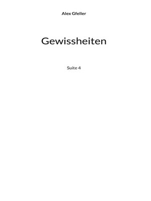 cover image of Gewissheiten